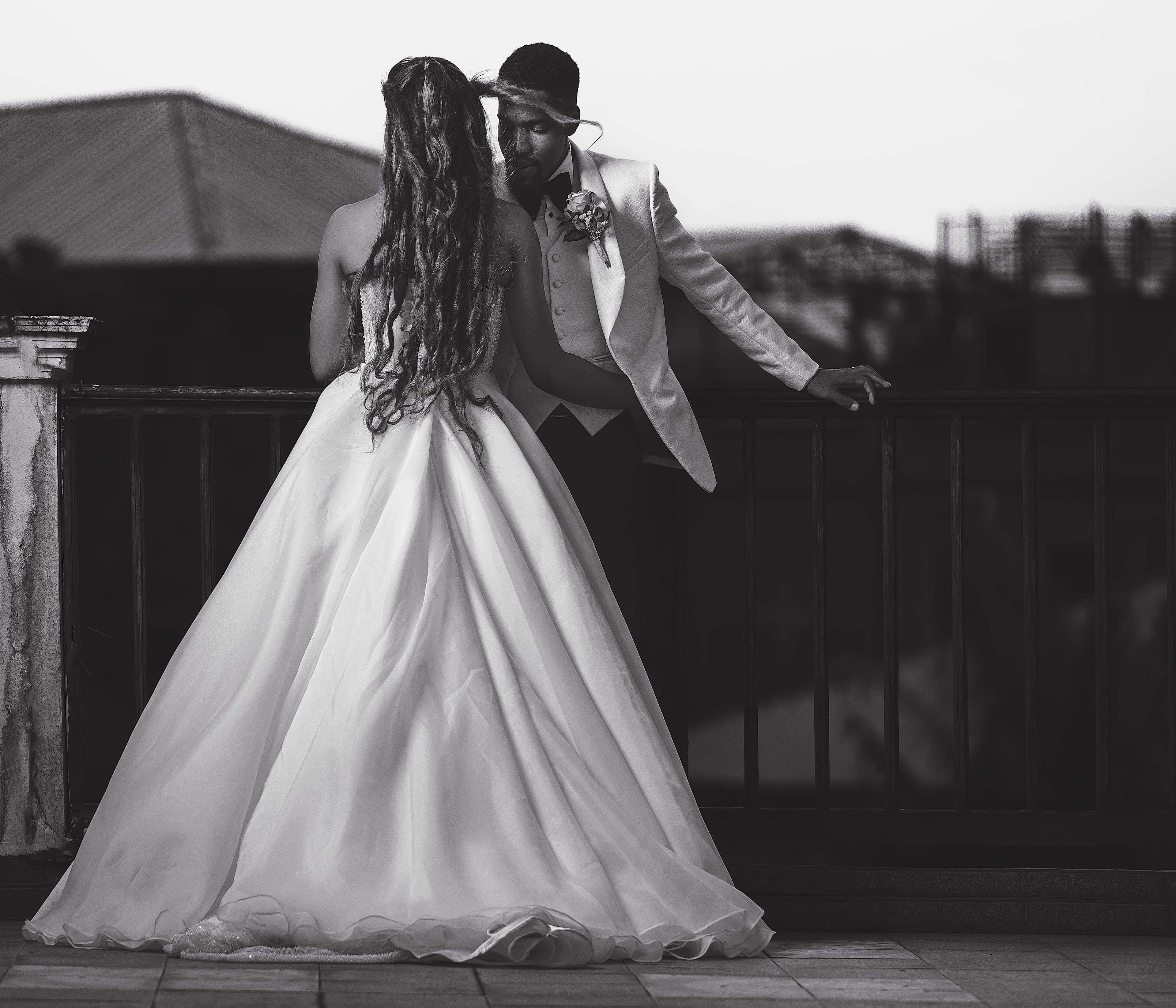 Danse des mariés en soirée